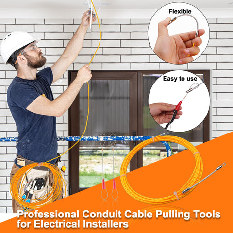 DZDSBB spring-roller spool provides smoother feed to speed up cable pulls.