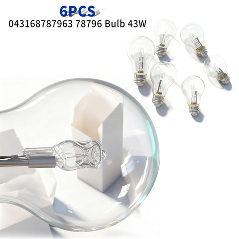 DZQPPC clear glass A19 bulb suitable for table lamps