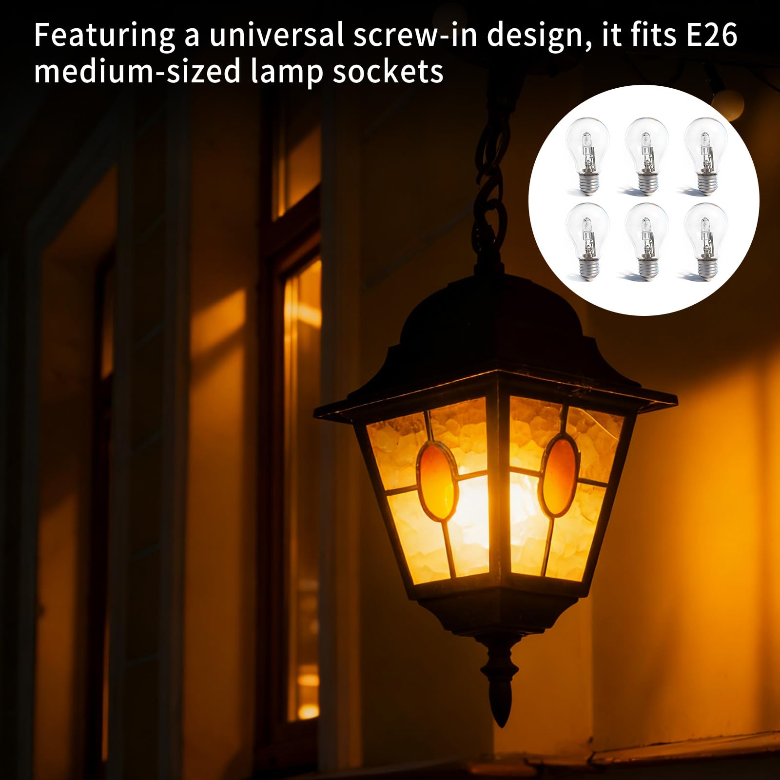 DZQPPC E26 screw-base bulb ready for various lamp setups
