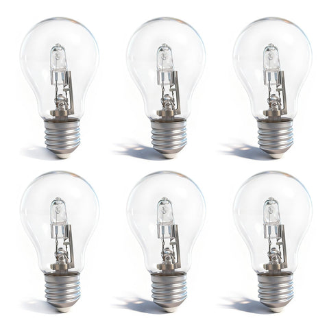 DZQPPC halogen bulb with A19 shape for 120V E26 fixtures in lamps