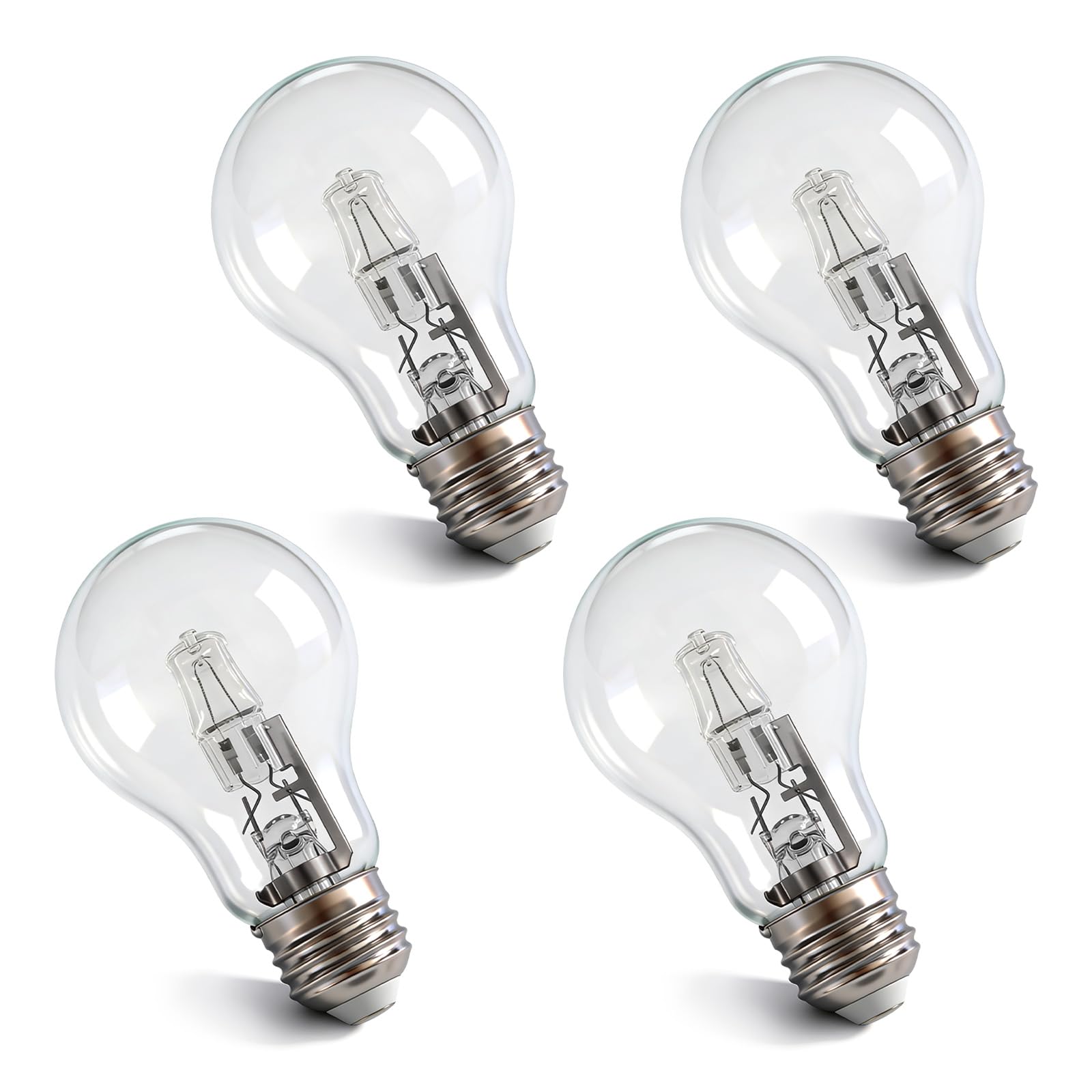 DZQPPC a19 halogen bulb with clear glass for bright home lighting
