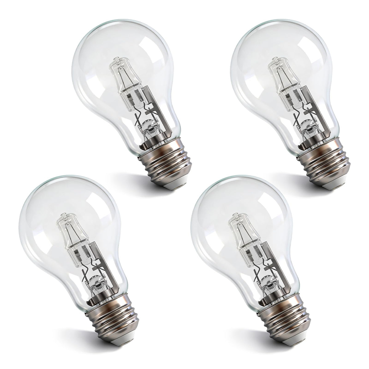 DZQPPC a19 halogen bulb with clear glass for bright home lighting