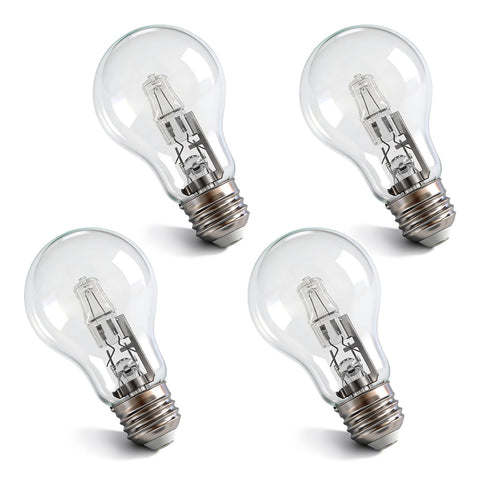DZQPPC a19 halogen bulb with clear glass for bright home lighting
