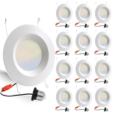 E Energetic Lighting 12-pack can light with 5CCT for flexible mood lighting