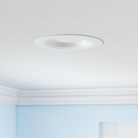 E Energetic Lighting 6-inch recessed light with durable baffle trim