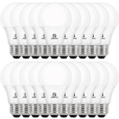 E Energetic Lighting dimmable LED bulb showing 800 lumens for bright lighting