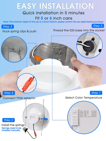 E Energetic Lighting ETL-certified and long-lasting retrofit