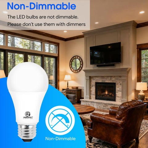 E Energetic Lighting non-dimmable LED bulb with steady light