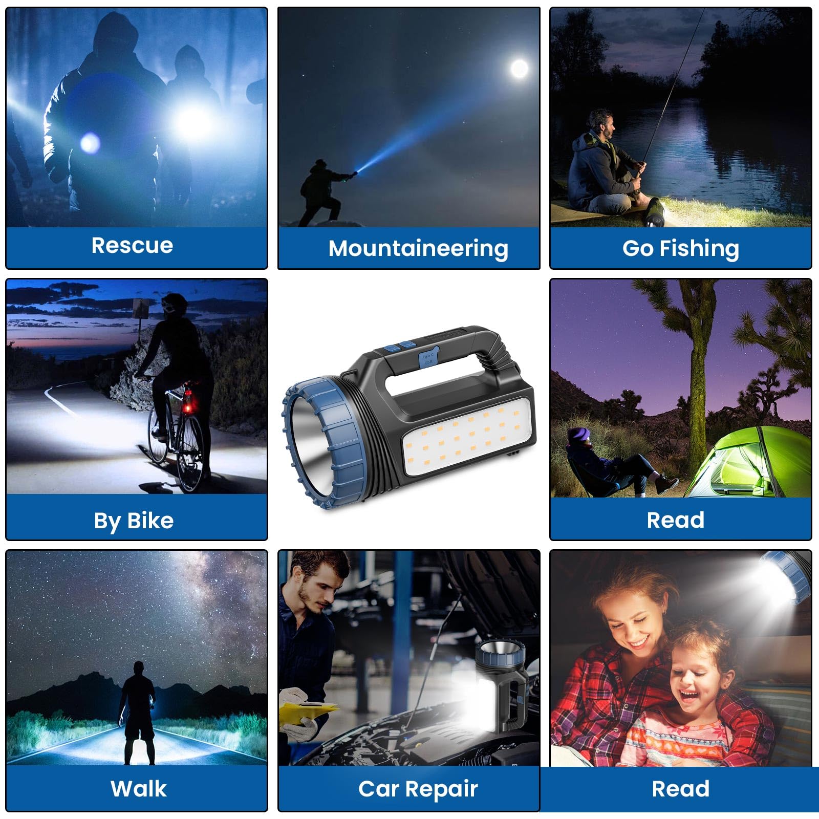 Long-range beam from E-SHIDAI Solar Flashlight illuminates distant trails