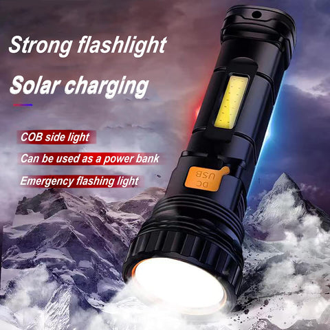 E-SHIDAI flashlight sidelight array for wide area lighting during outdoor tasks