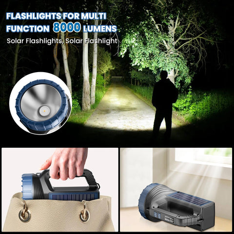 Stepless dimming on E-SHIDAI Solar Flashlight for precise brightness control