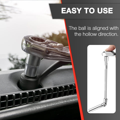 EACELIY 1/4-inch drive bit adapter for versatile bits.