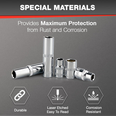 EACELIY extension bar 6in helps access distant fasteners.