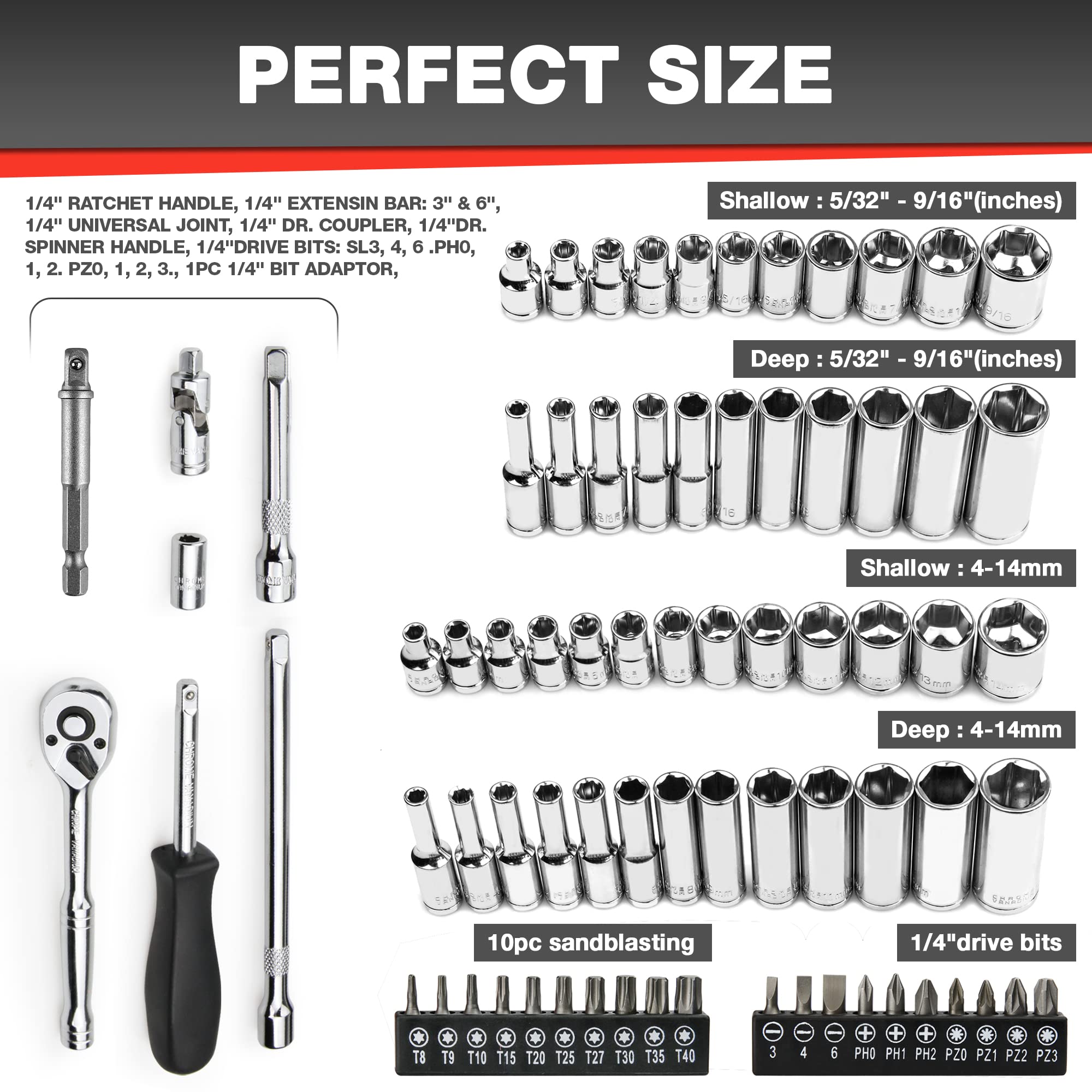 EACELIY universal joint helps access angled fasteners.