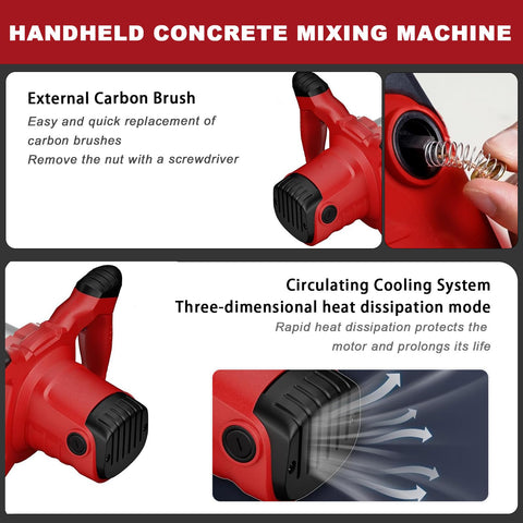 Eadyter mixer contents included for quick setup