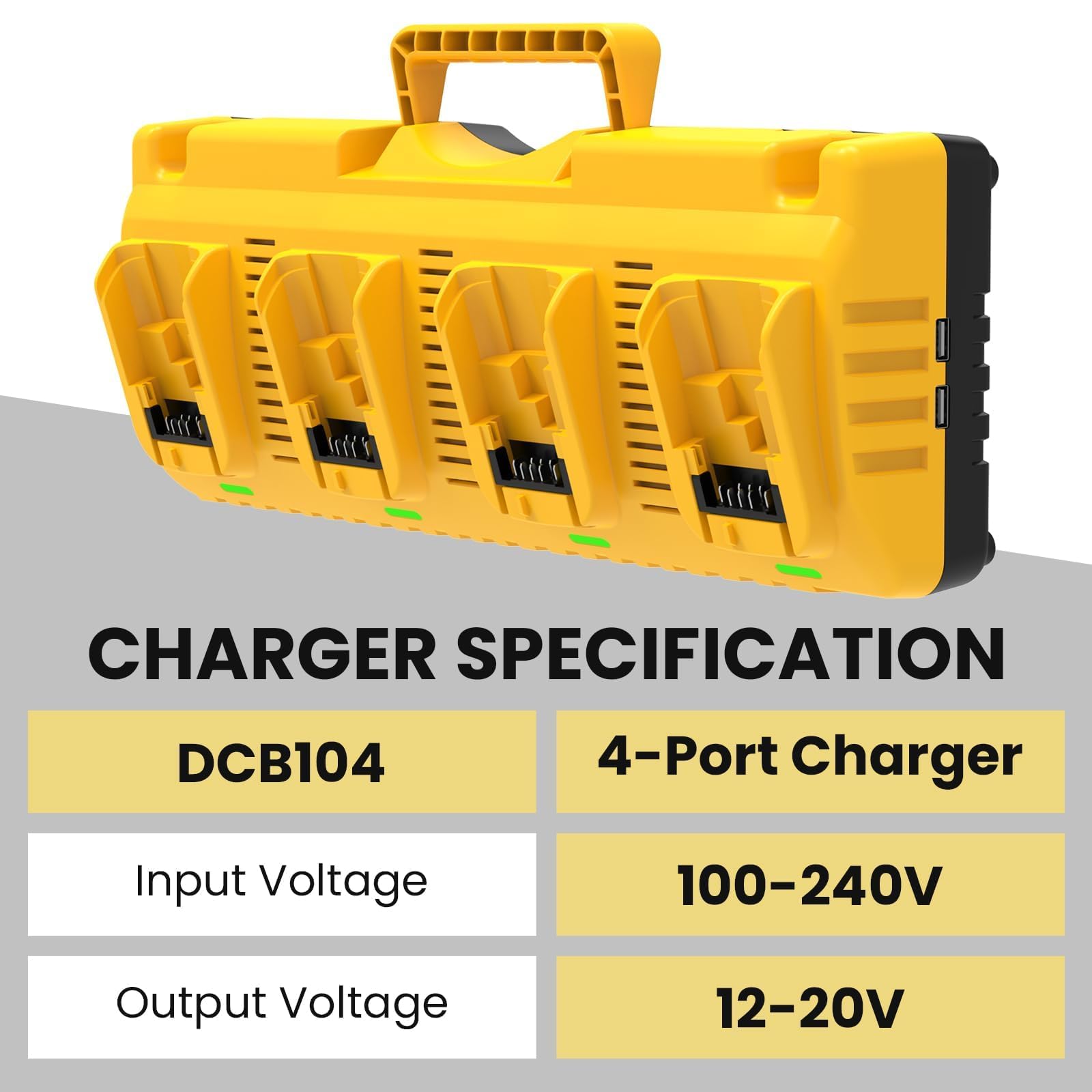 Eagglew LED indicator on battery shows charge status clearly