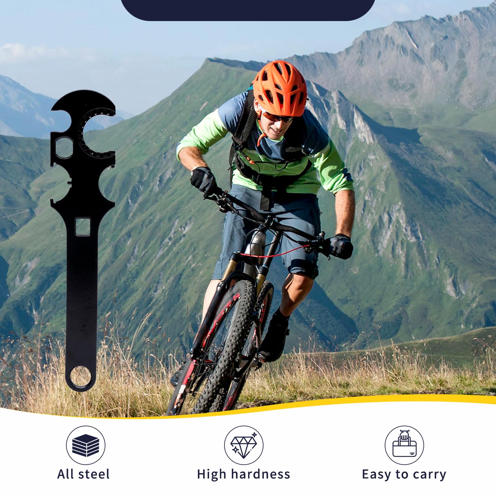 Eaikuxxi Lock Spanner Wrench ideal for home, bike, and equipment repairs.