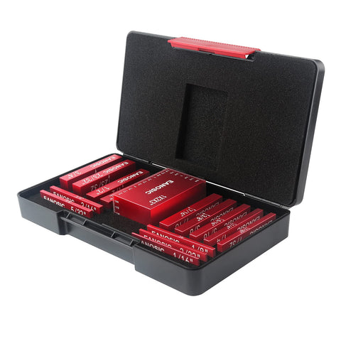 Three-inch long EANOSIC blocks ready for stacking or single-use.