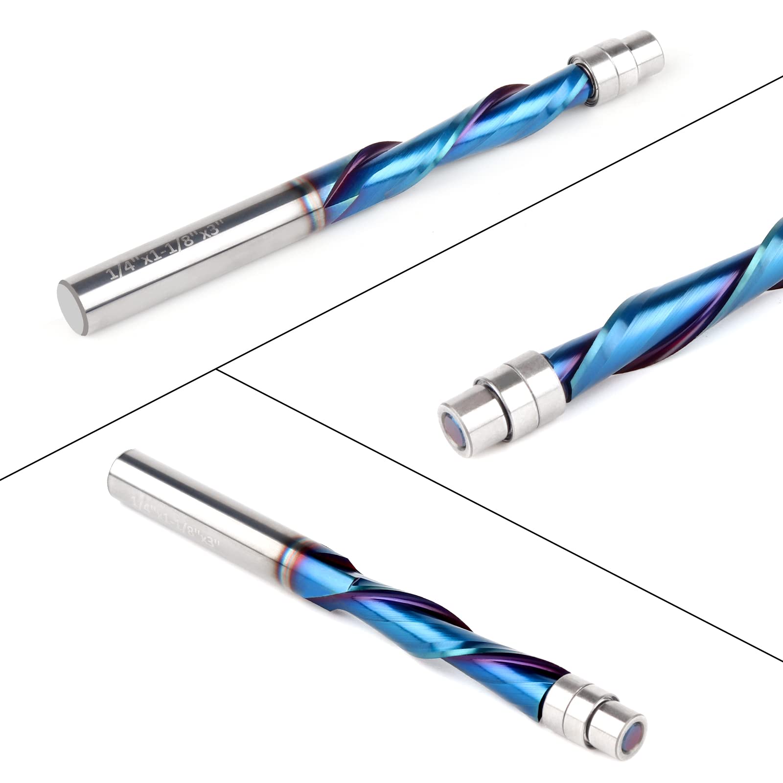 EANOSIC compatible with CNC and plunge routers using 1/4 inch collet