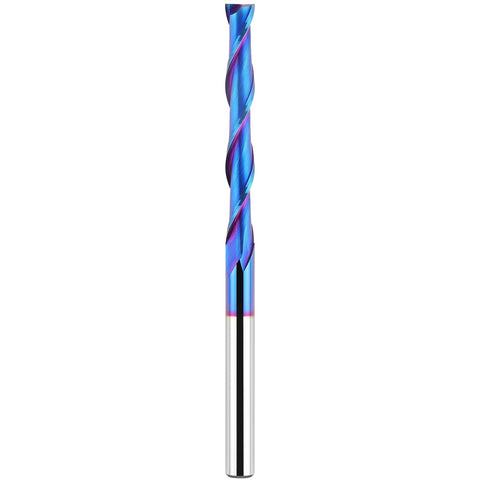EANOSIC extra long 4in upcut router bit with 1/4in shank cutting deep mortises
