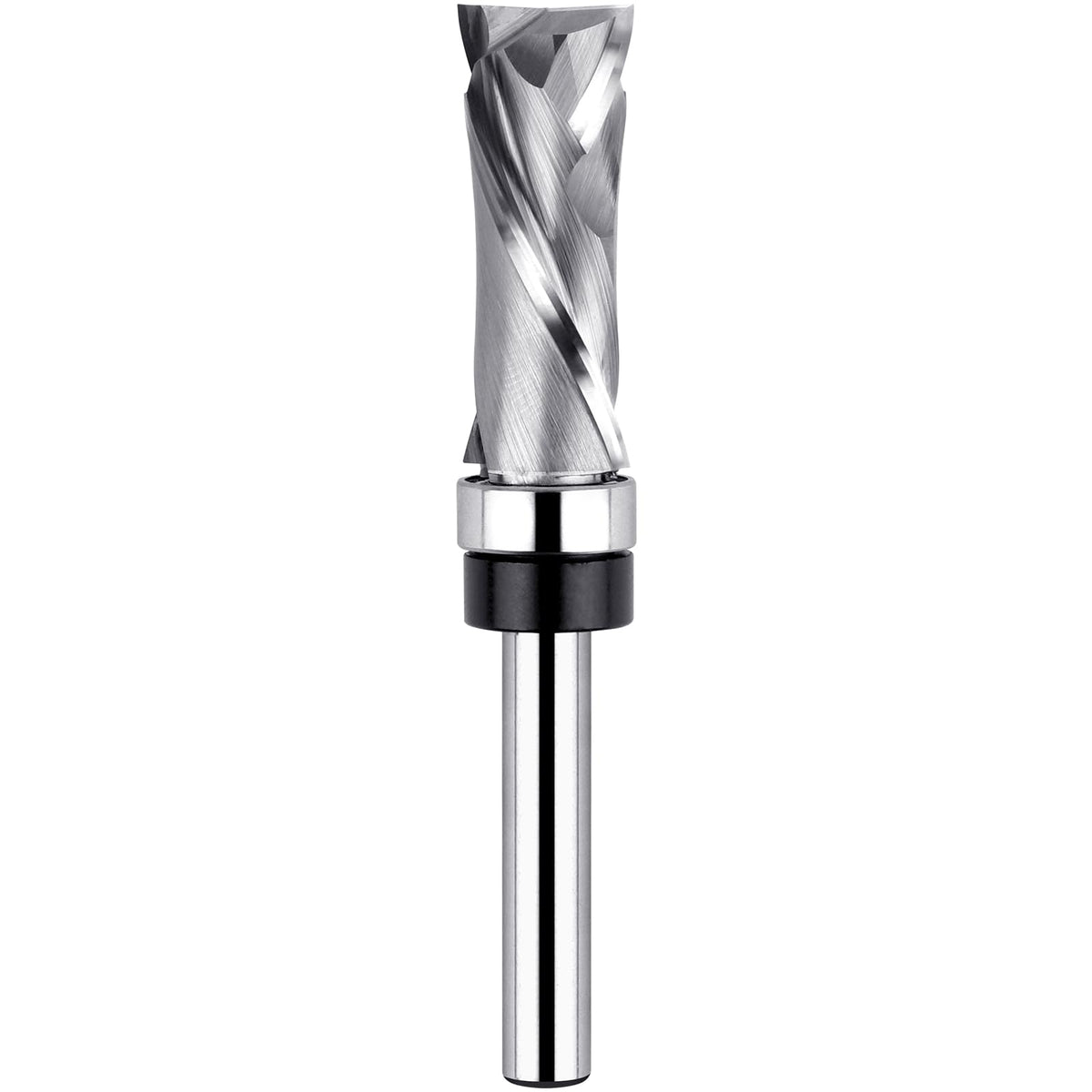 EANOSIC extra long compression flush trim router bit trims edges precisely with top bearing