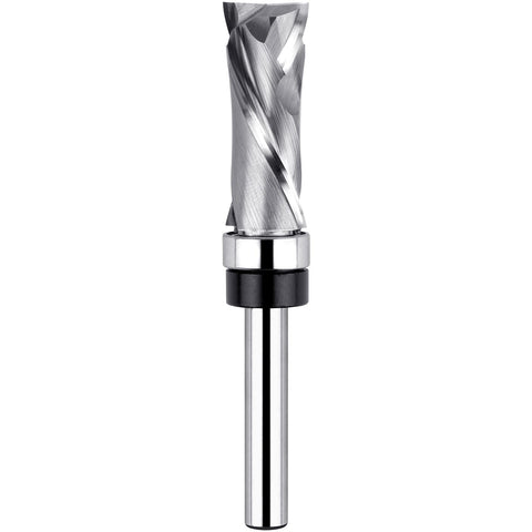 EANOSIC extra long compression flush trim router bit trims edges precisely with top bearing