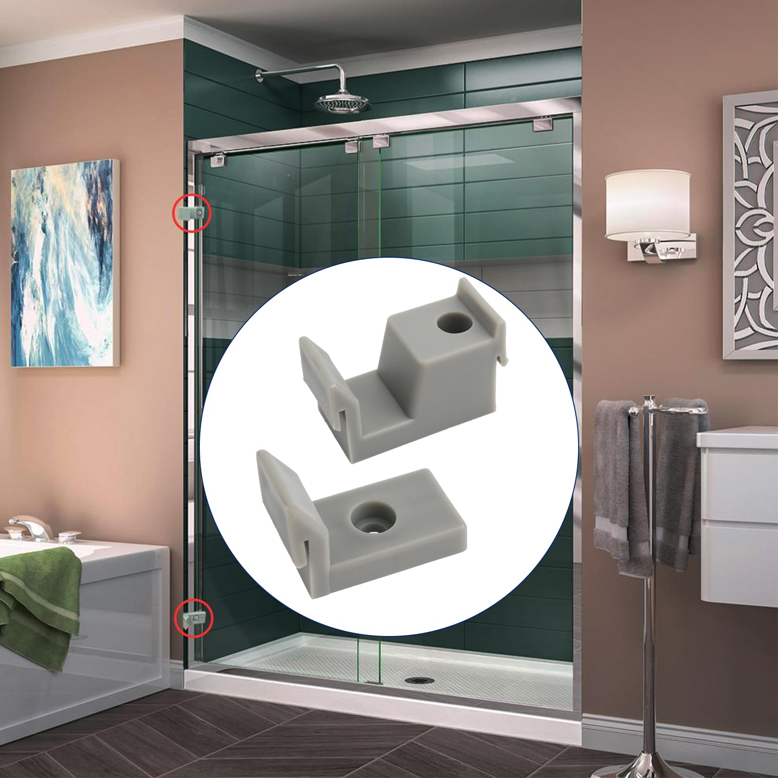EAORBD anti-noise bumper lowers slam noise for a calmer bathroom