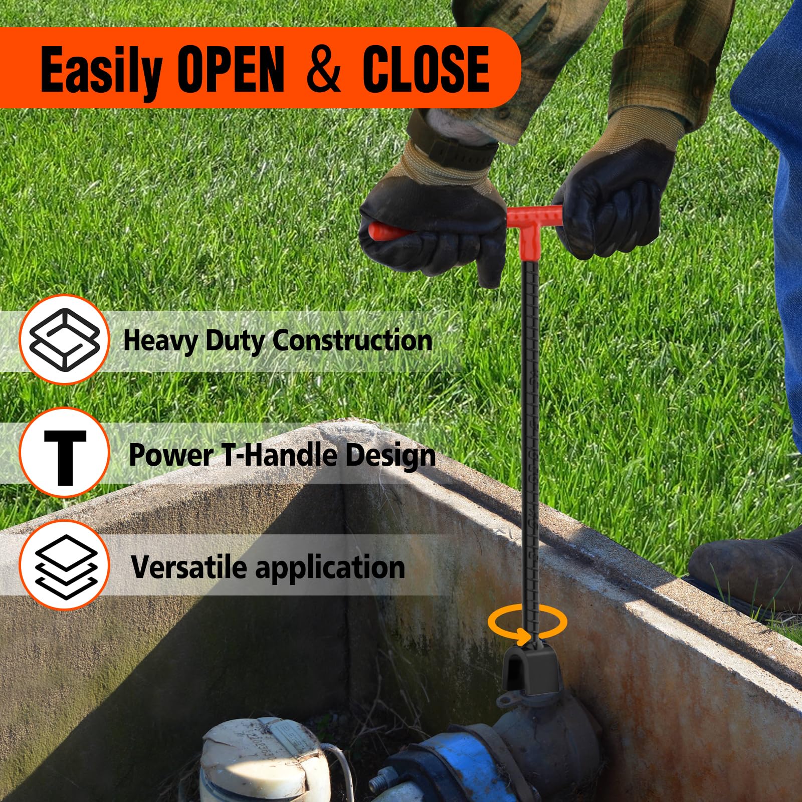 Eapele heavy-duty steel construction for durable outdoor use.