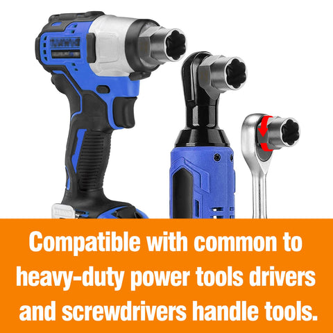 Eapele three-eighths inch drive extension fits compatible tools.
