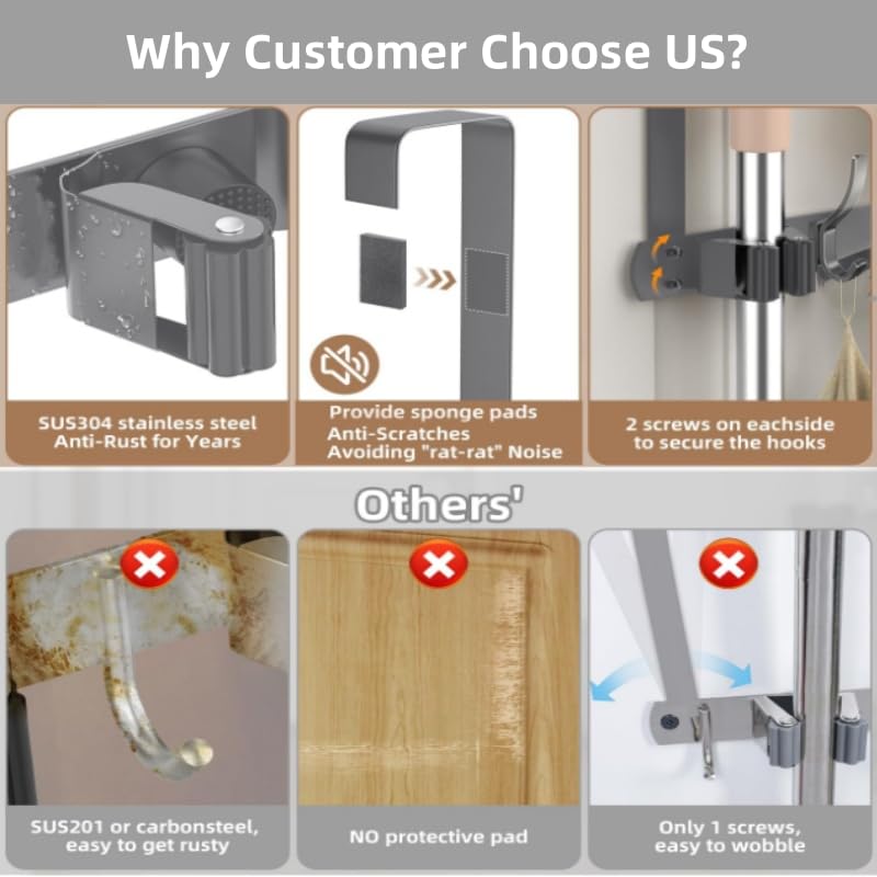 EARLESS BEAR grey easy-installation no-drill design simplifies setup.