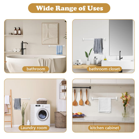 Earthtec kitchen and bathroom organization scene with clear finish