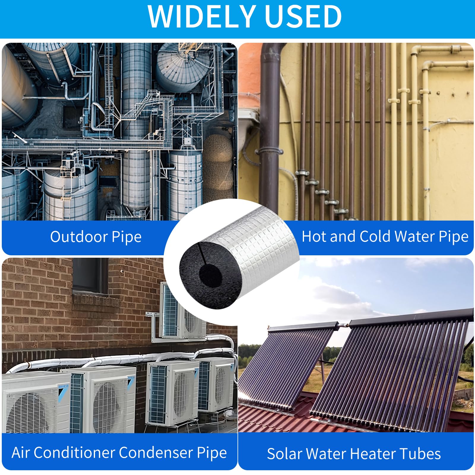 EaseThrift indoor and outdoor pipe protection wrap for spigots and sprinklers.