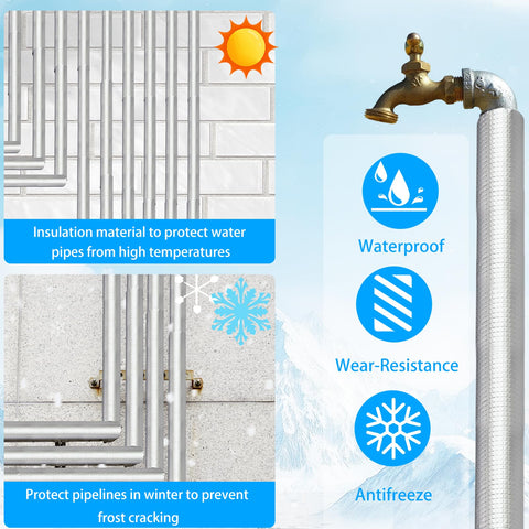 EaseThrift peel-and-stick seal ensures a durable, easy fit on pipes.