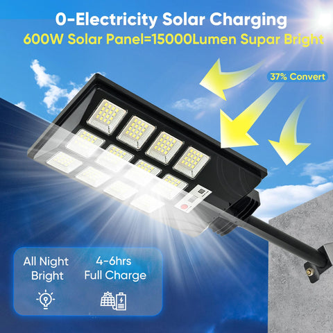 Easebri solar street light pole mounting kit for stable installation.