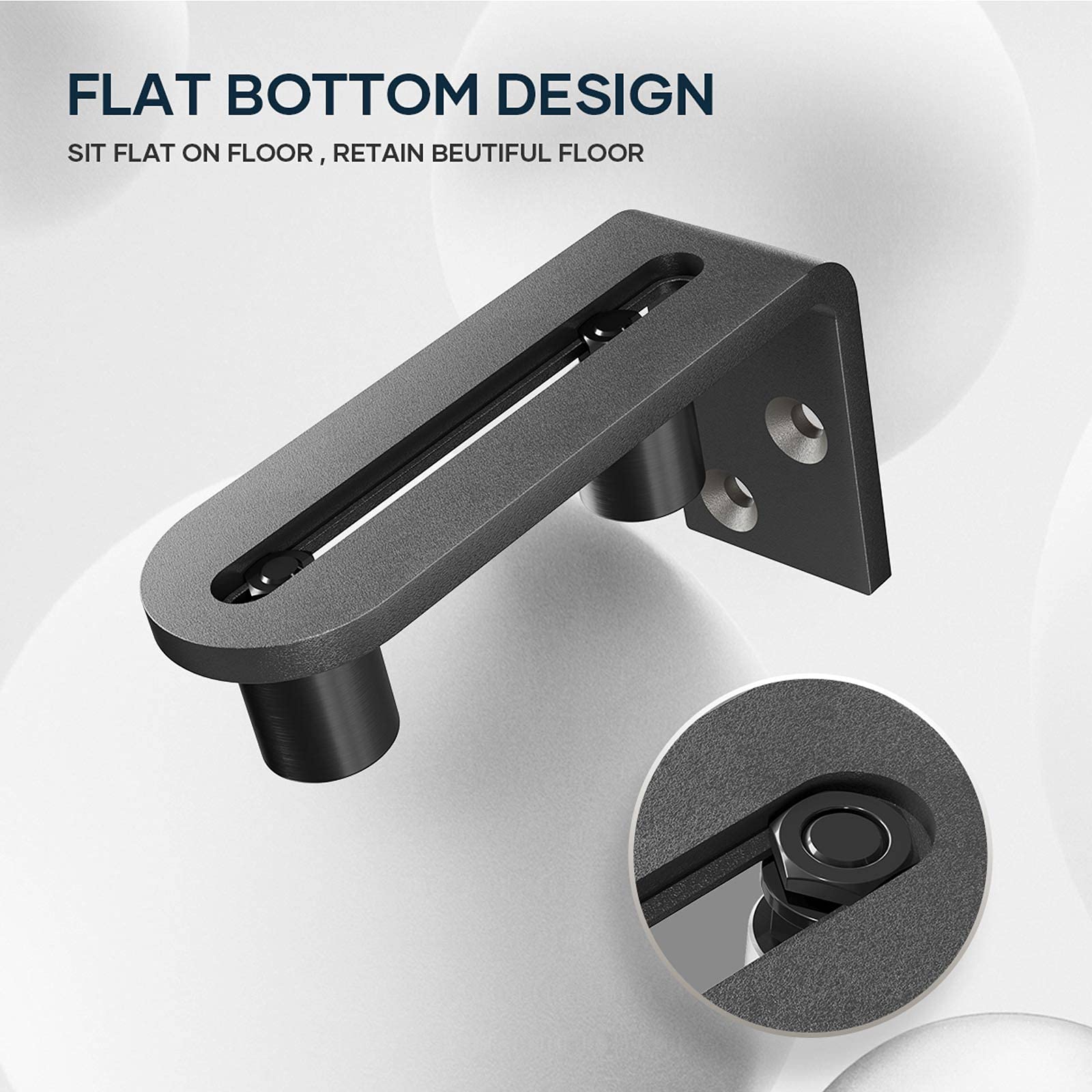 EaseLife black powder-coated finish resists wear and maintains a sleek look.