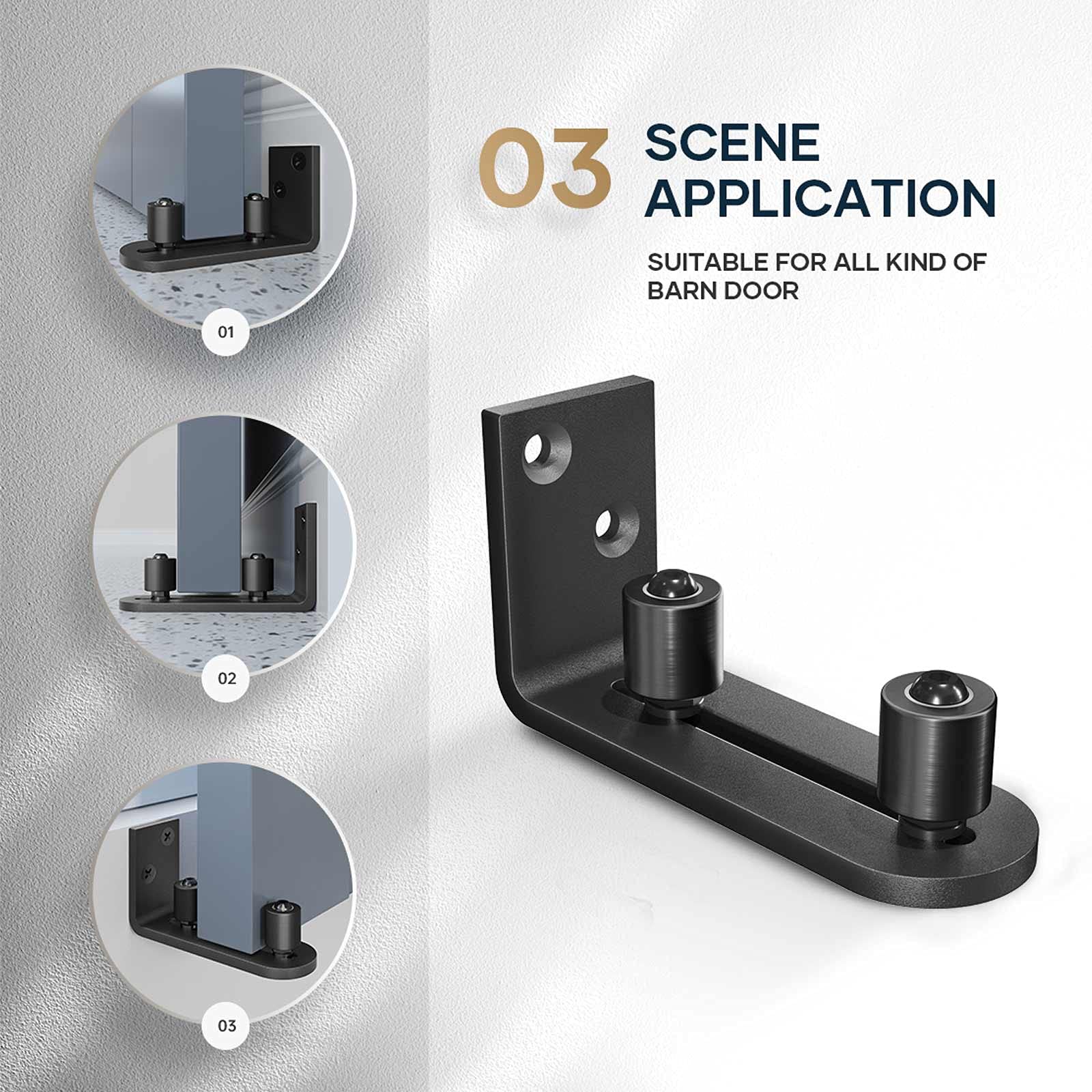 EaseLife flush bottom design keeps doors aligned and unobtrusive.