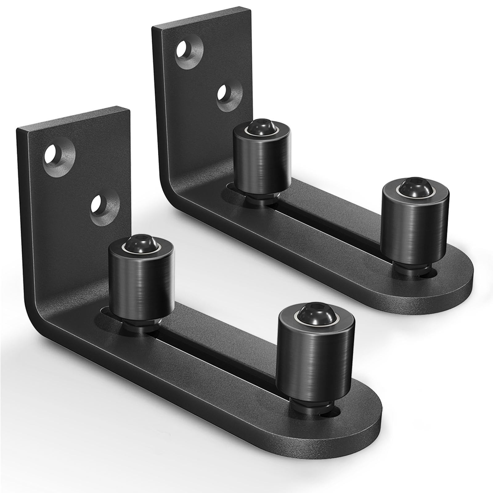 EaseLife barn door floor guide with wall-mount setup for a clean, stable installation.