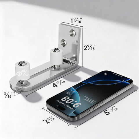 EaseLife brushed chrome finish adds modern style and corrosion resistance