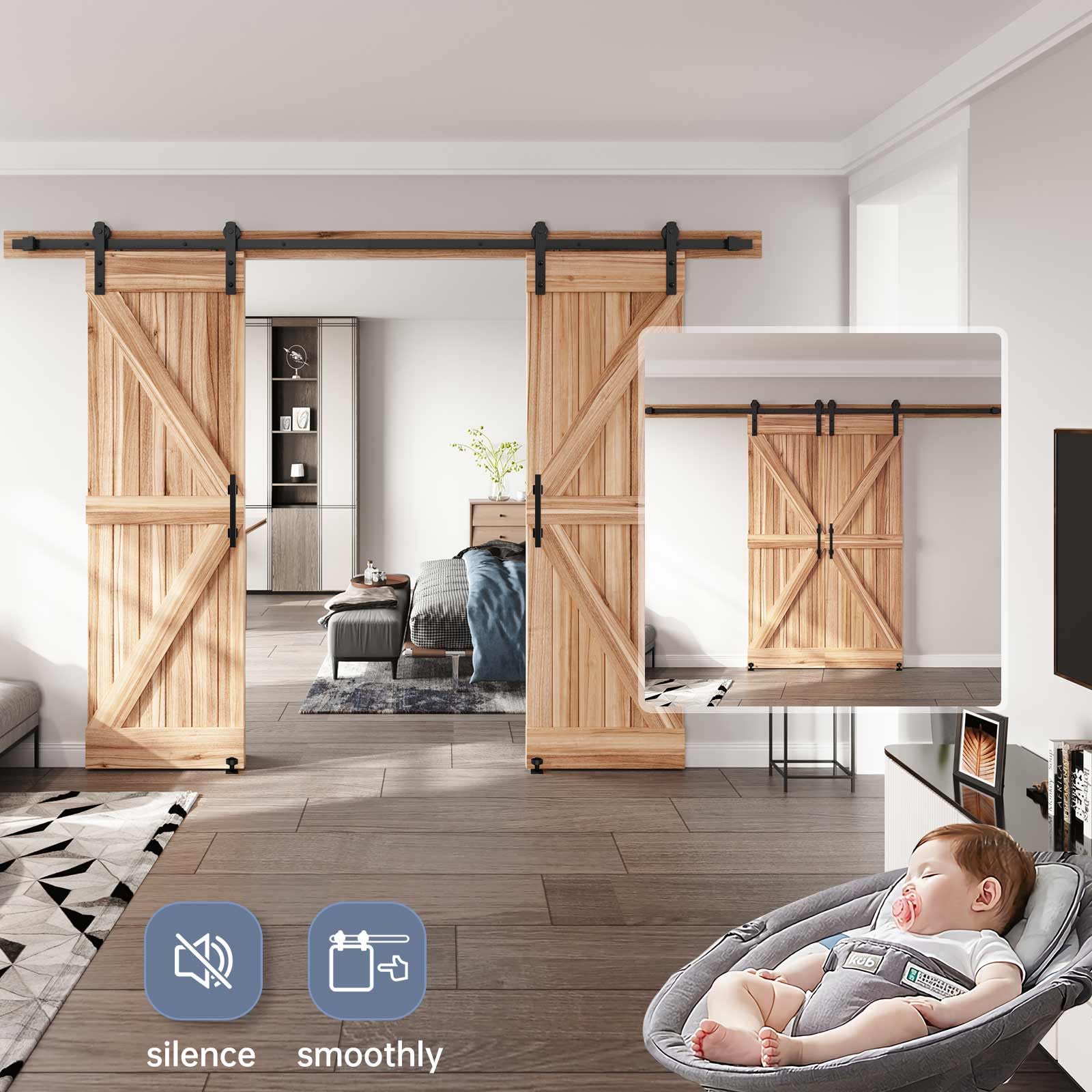 EaseLife floor guide helps sliding stay aligned for smooth movement.