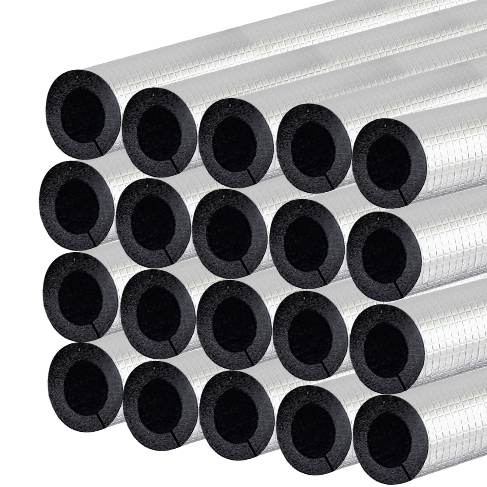 EaseThrift foam pipe insulation kit for 16in tubes protects pipes and reduces heat loss.