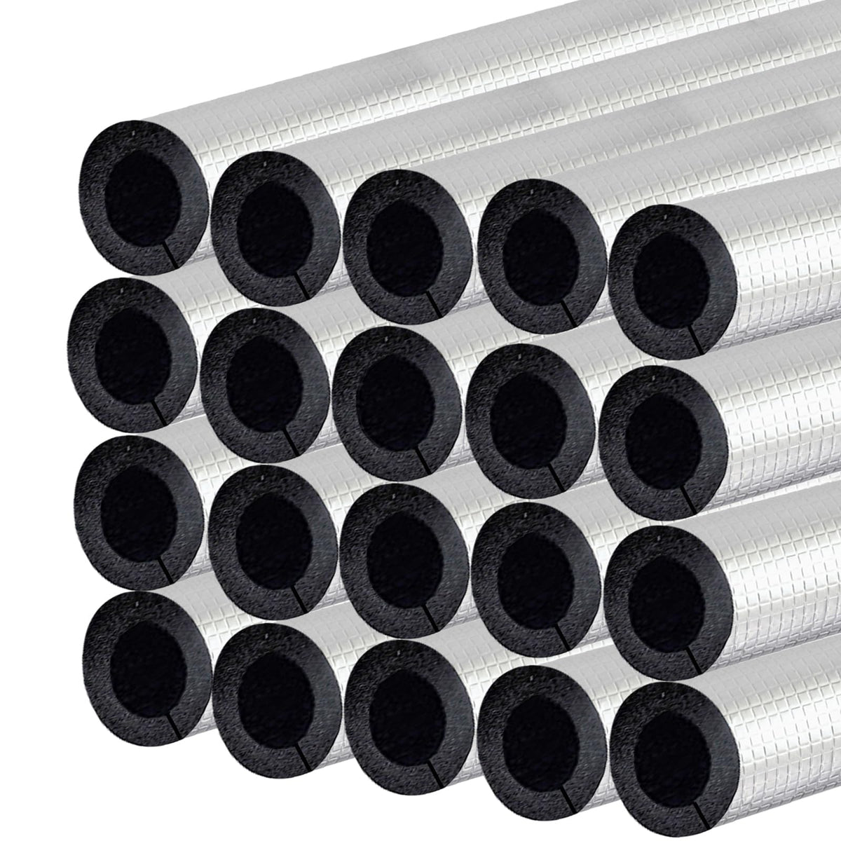 EaseThrift foam pipe insulation kit for 16in tubes protects pipes and reduces heat loss.