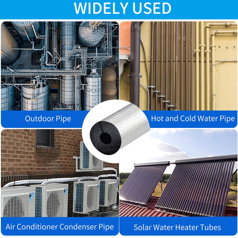 EaseThrift indoor-outdoor pipe protection for HVAC and plumbing lines.
