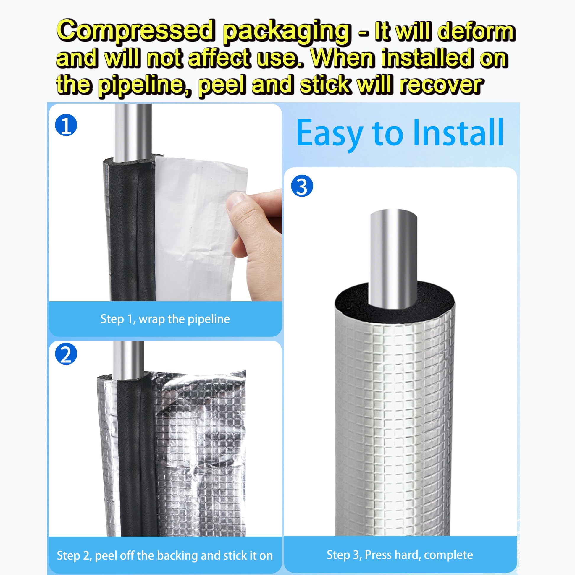 EaseThrift neoprene core with aluminum shield guards moisture and temperature balance.