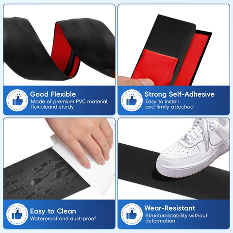 EaseInstall waterproof PVC strip offers durability for interior and exterior use.