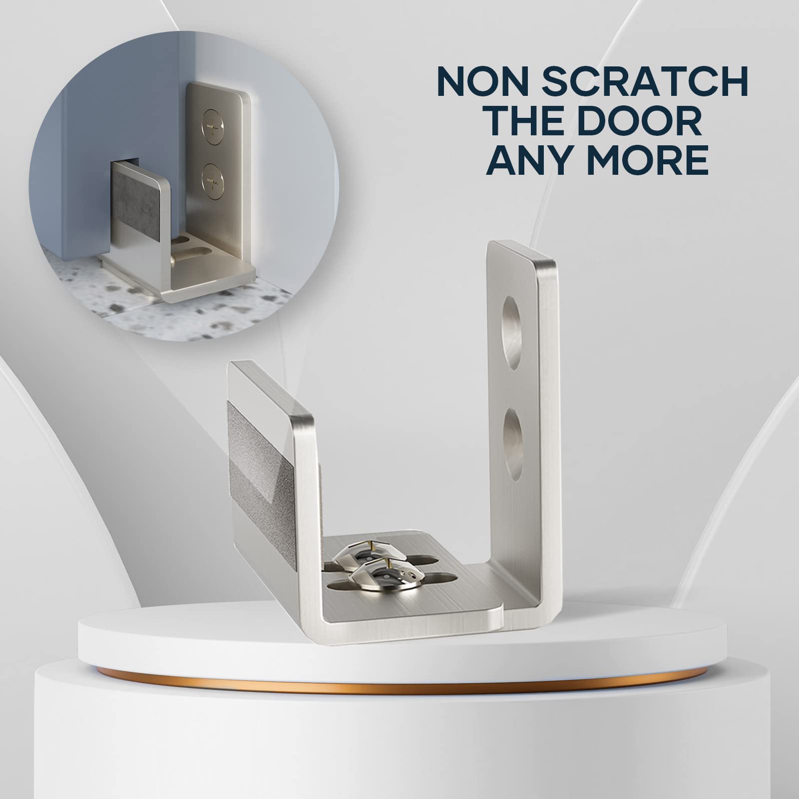 EaseLife flush bottom guide supports doors and cabinets in tight spaces.