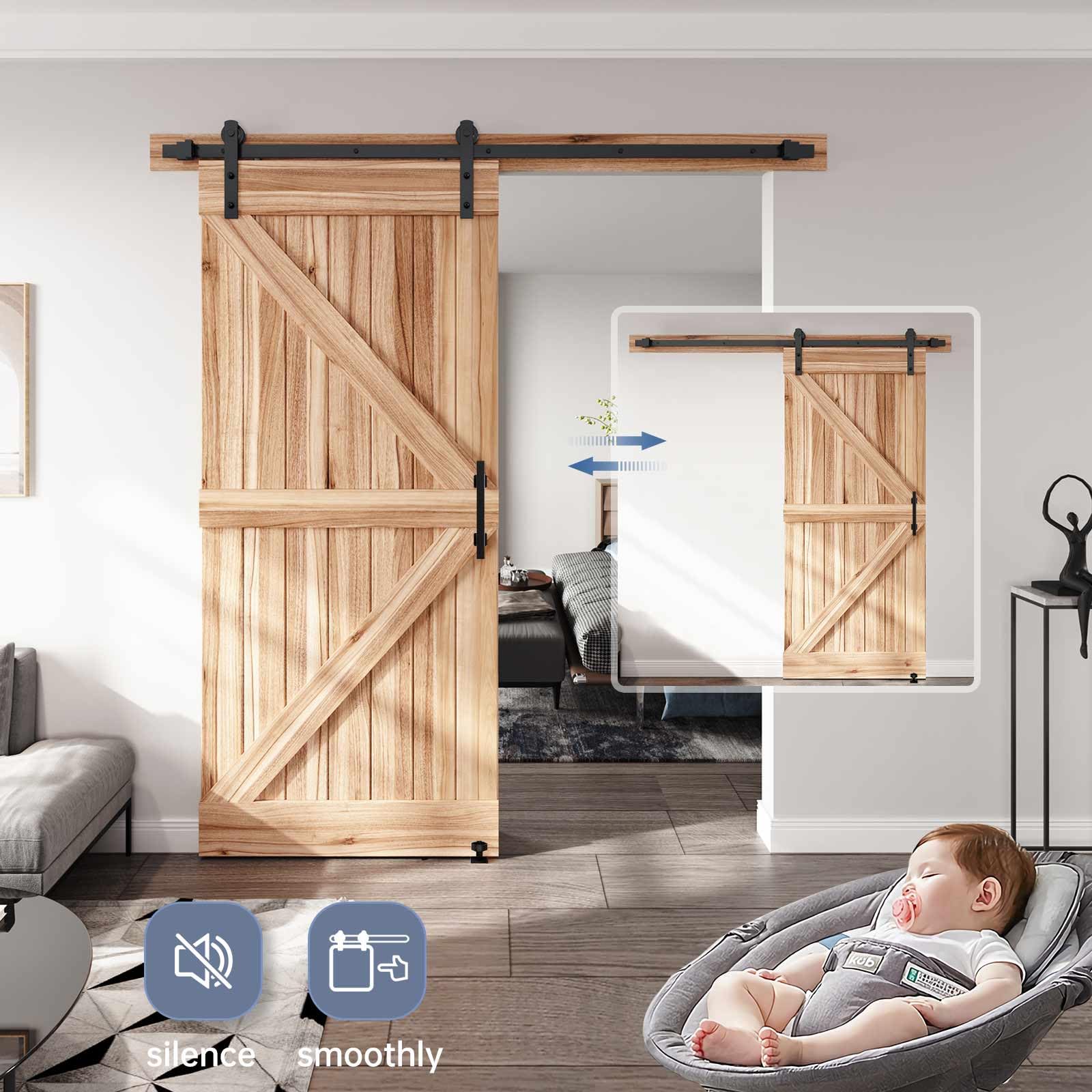 EaseLife door stops illustrating safe closure and reduced door bounce