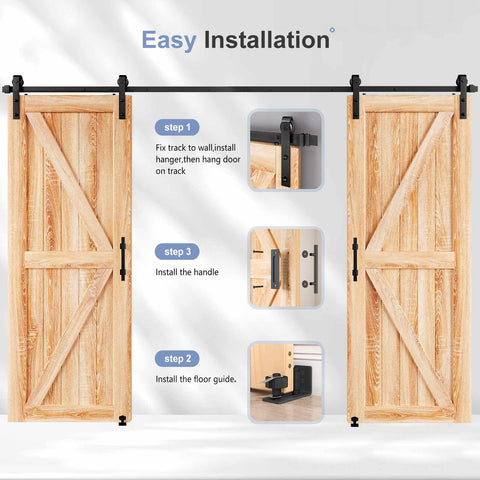 EaseLife 12-inch handle set provides sturdy grip and style.