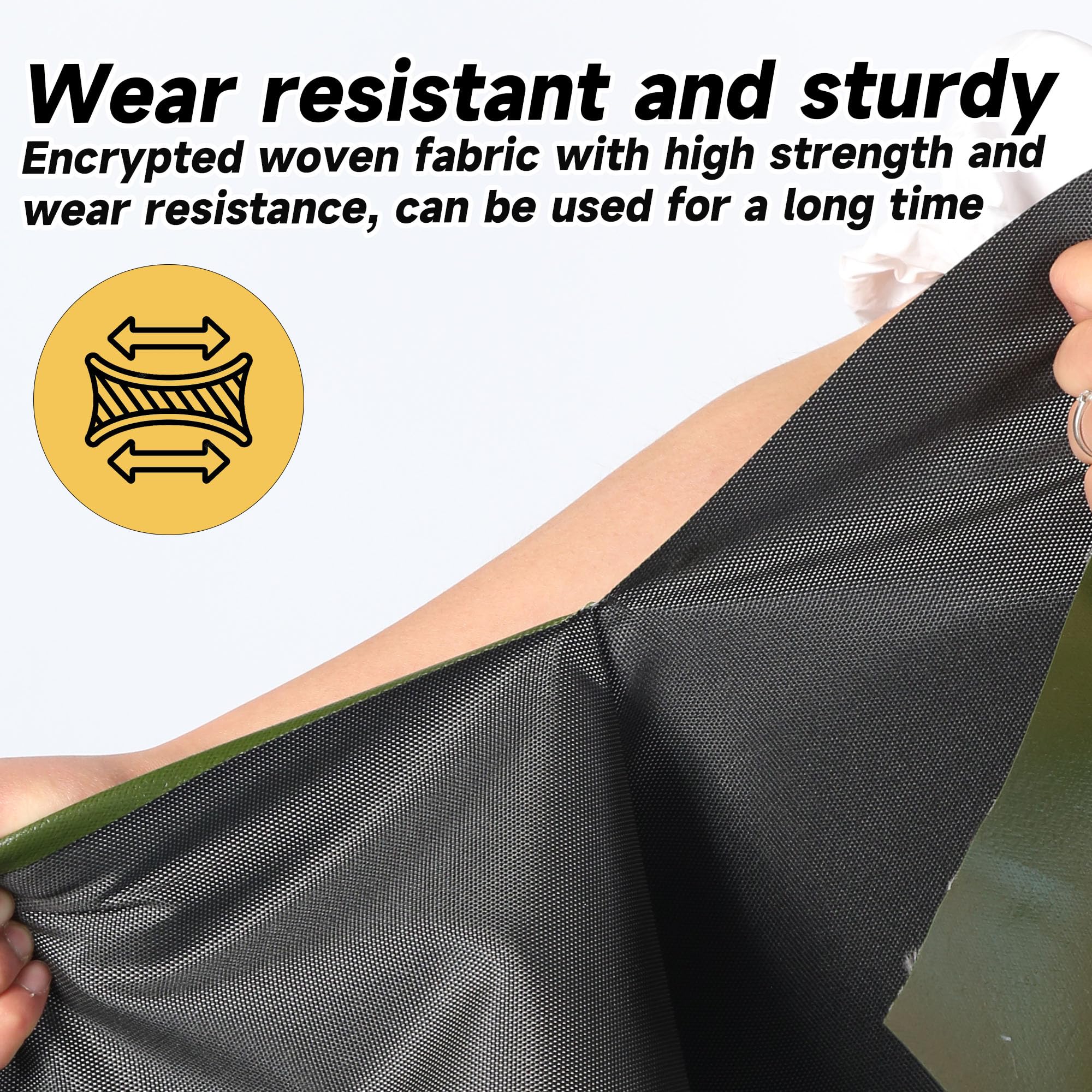 Eastarp corrosion-resistant aluminum grommets enable secure attachment.
