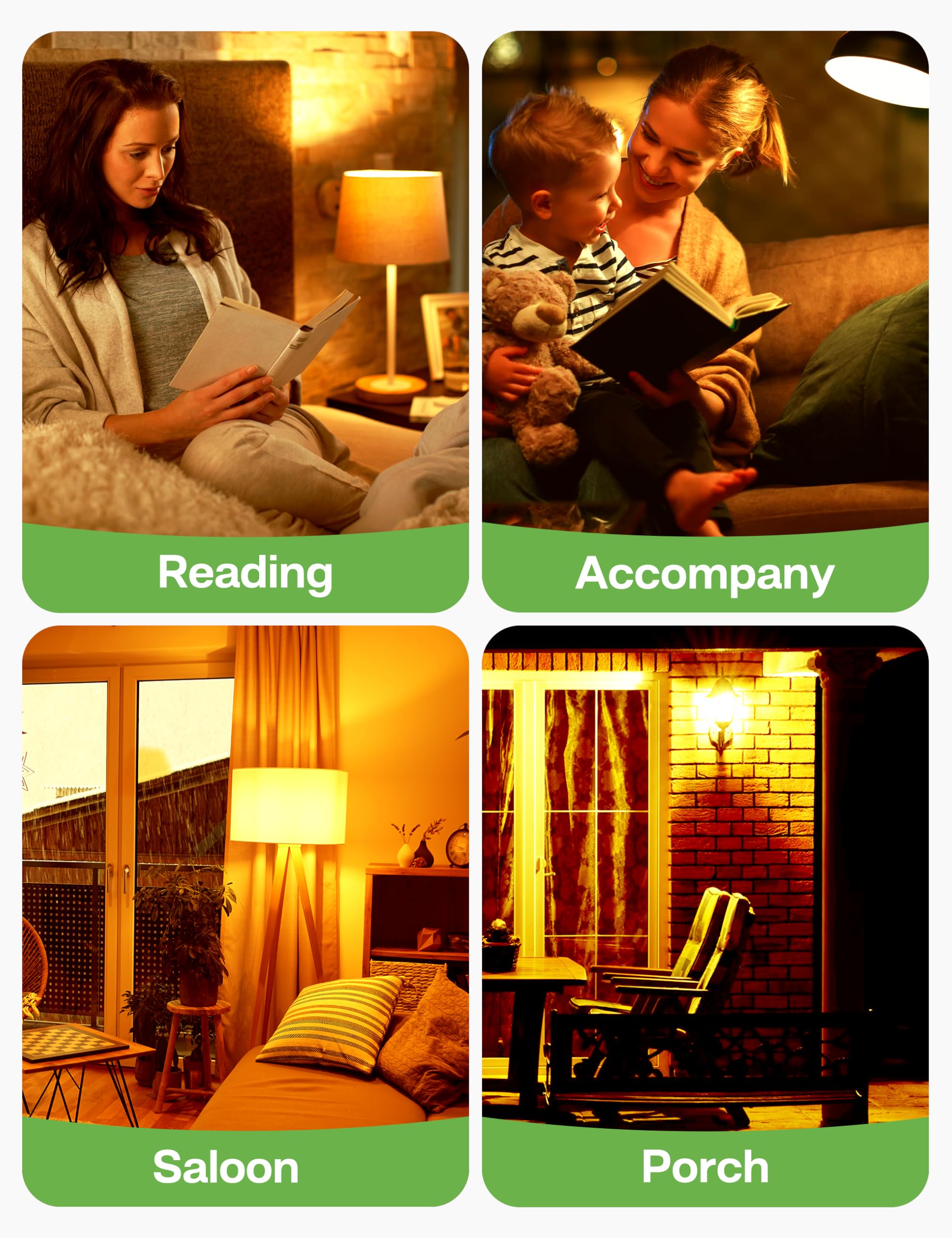 Eastiya bulb delivers no flicker and CRI 85+ for comfortable use.