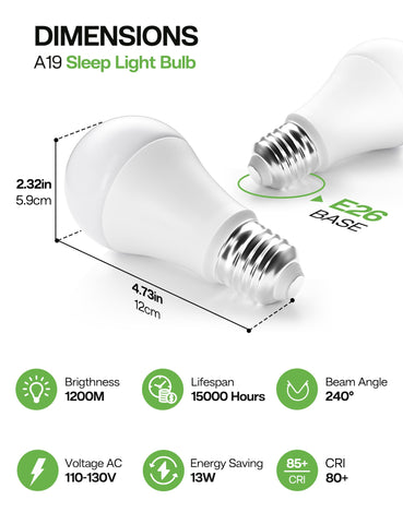 Eastiya pack-of-two bulbs on display for easy replacement.